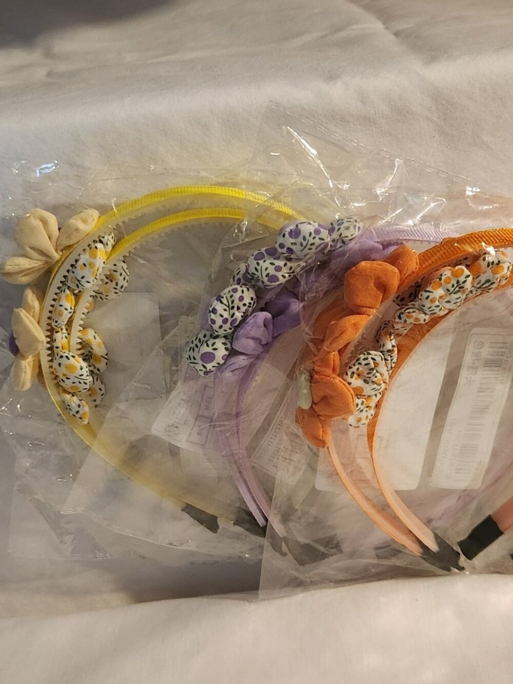 Little girls headbands set of two various colors set of two NIP